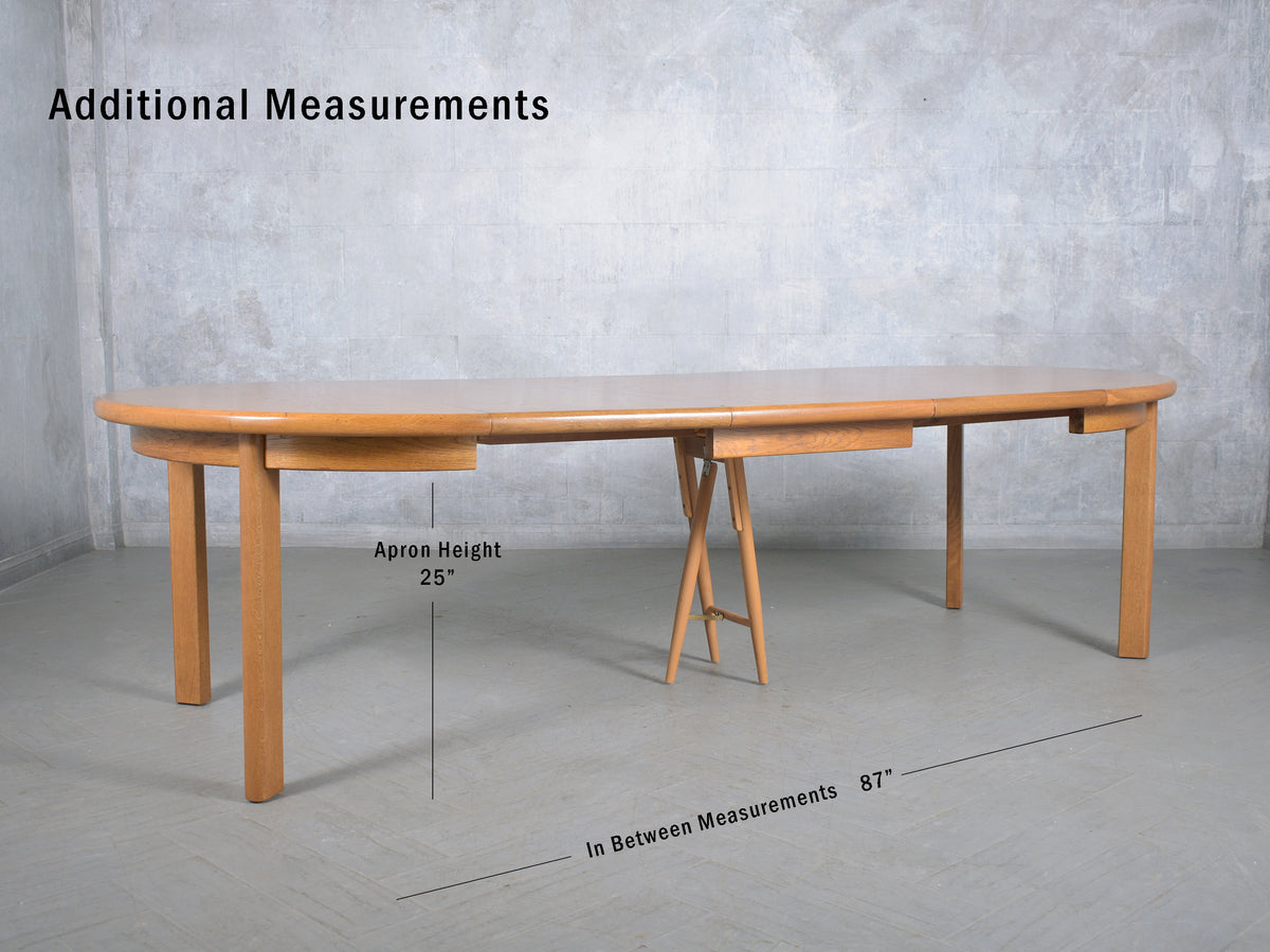 1960s Danish Extendable Dining Table