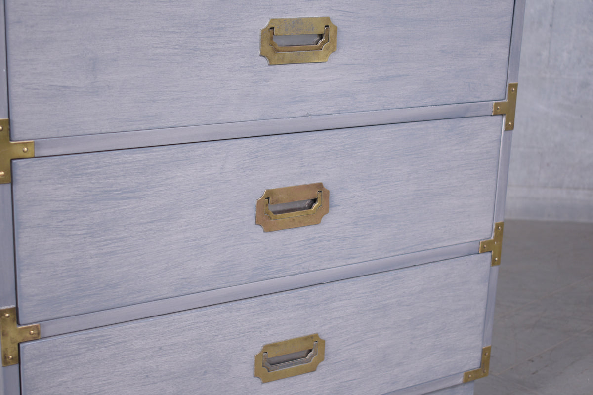 Stunning Vintage 1960s Campaign Style Bookshelf