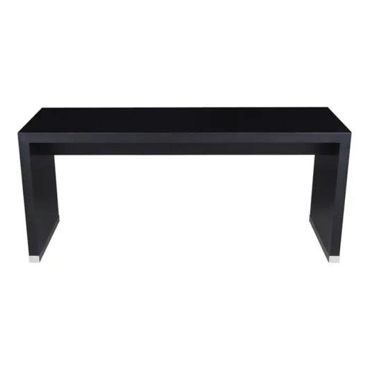 Restored Mid-Century Ebonized Modern Sofa Console