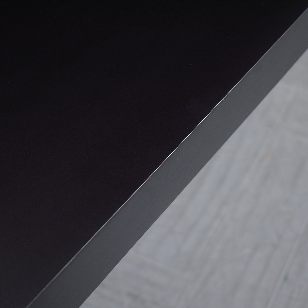 Restored Mid-Century Ebonized Modern Sofa Console
