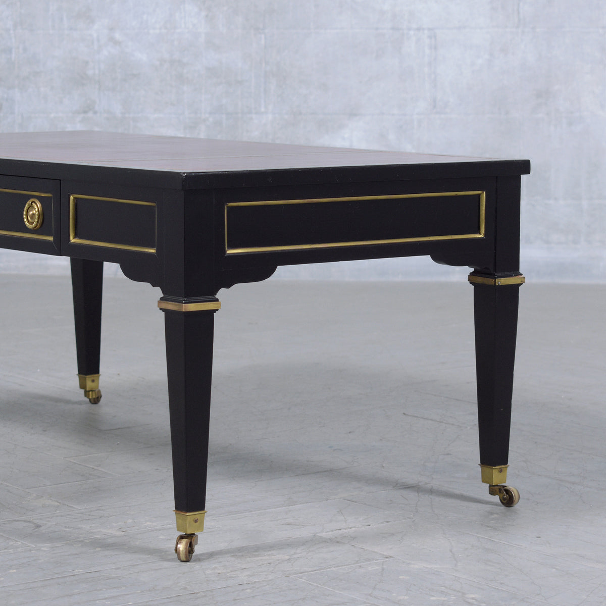 1960s Heritage Henredon Hollywood Regency Mahogany Coffee Table