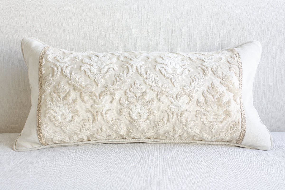 Raised Floral Pattern 1910s Pillow