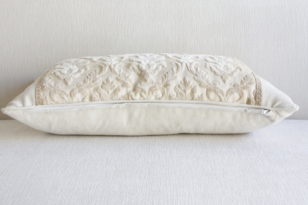 Raised Floral Pattern 1910s Pillow