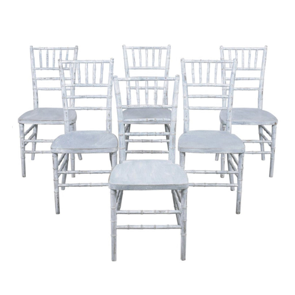Vintage Chinese Chippendale Dining Chairs: Faux Bamboo Elegance Restored