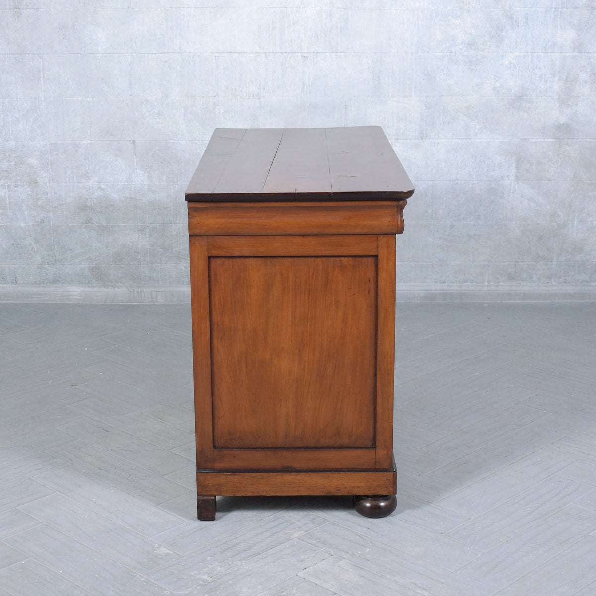 19th-Century French Walnut Server