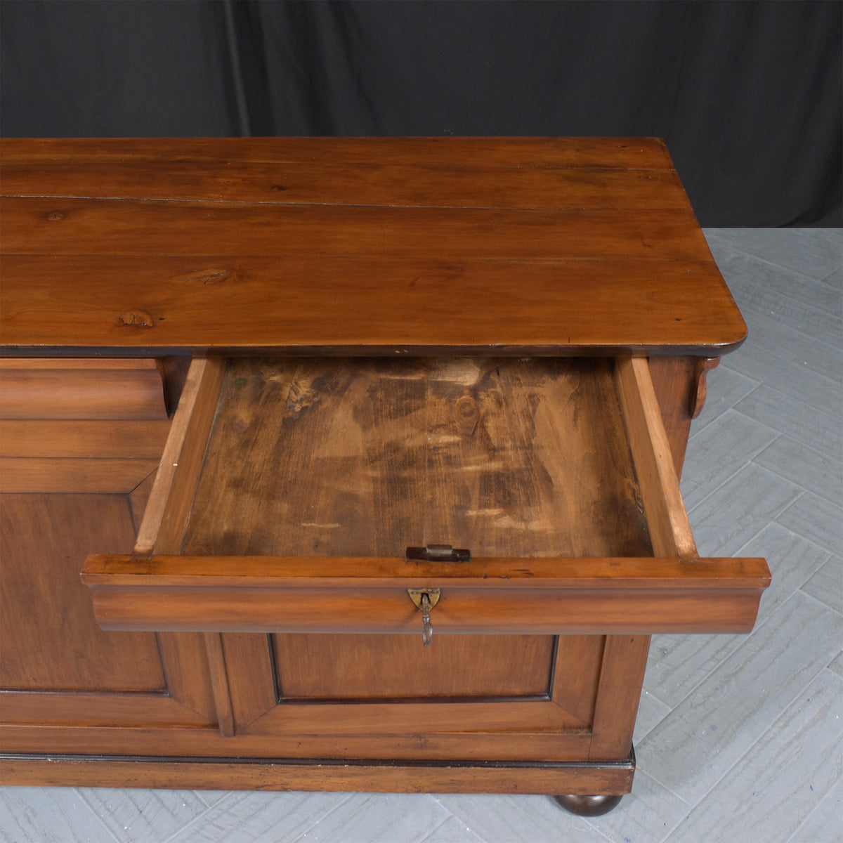 19th-Century French Walnut Server