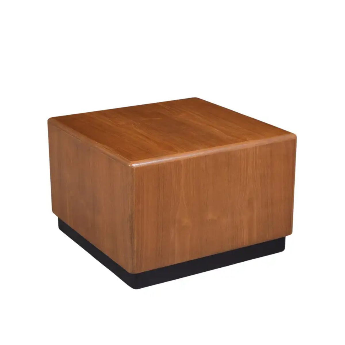 Vintage 1960s Teak Wood Waterfall Side Table - Fully Restored and Sleek Design