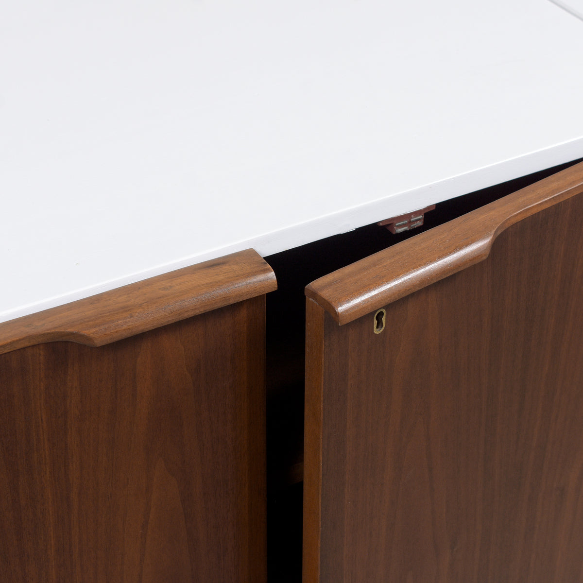 1960s Danish Executive Cabinet: Timeless Walnut Craftsmanship & Design