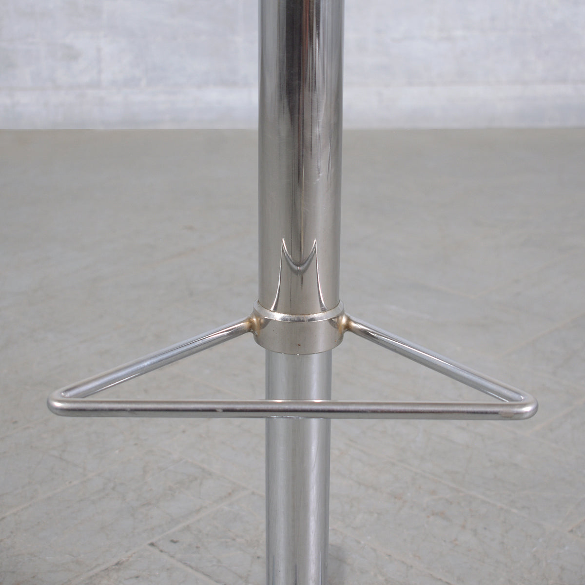 Vintage Modern Swivel Adjustable Bentwood & Steel Barstools