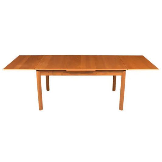 Restored 1960s Danish Teak Dining Table with Extendable Leaves