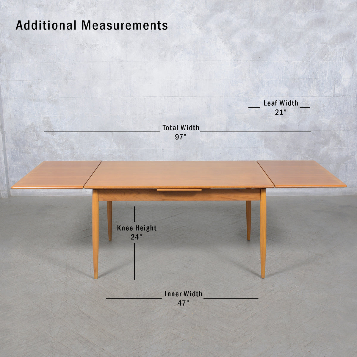 Danish Modern Teak Dining Table