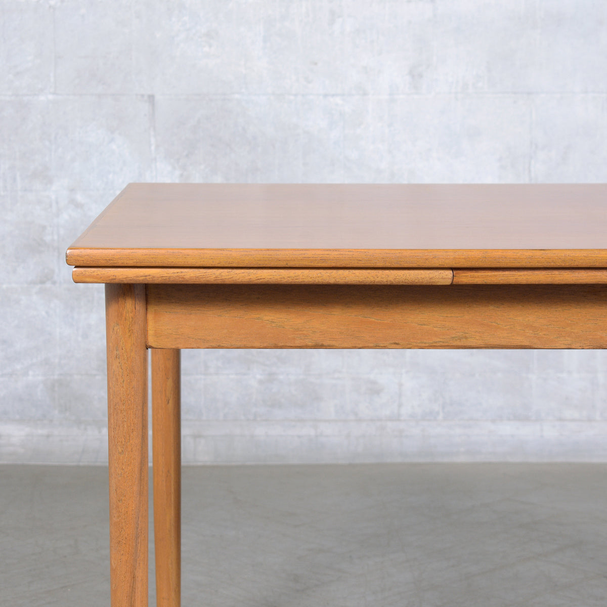 Vintage 1960s Extendable Danish Teak Dining Table