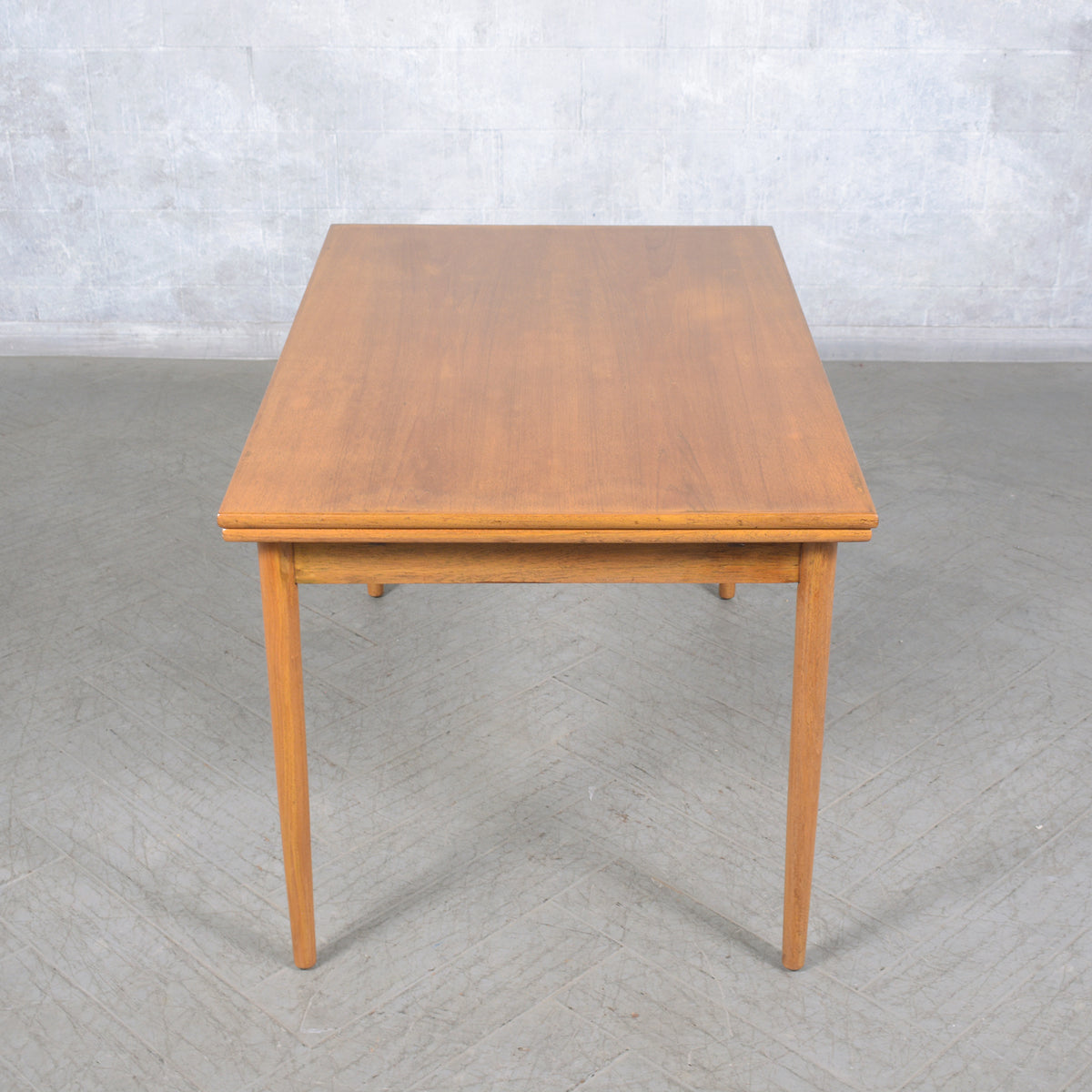Vintage 1960s Extendable Danish Teak Dining Table