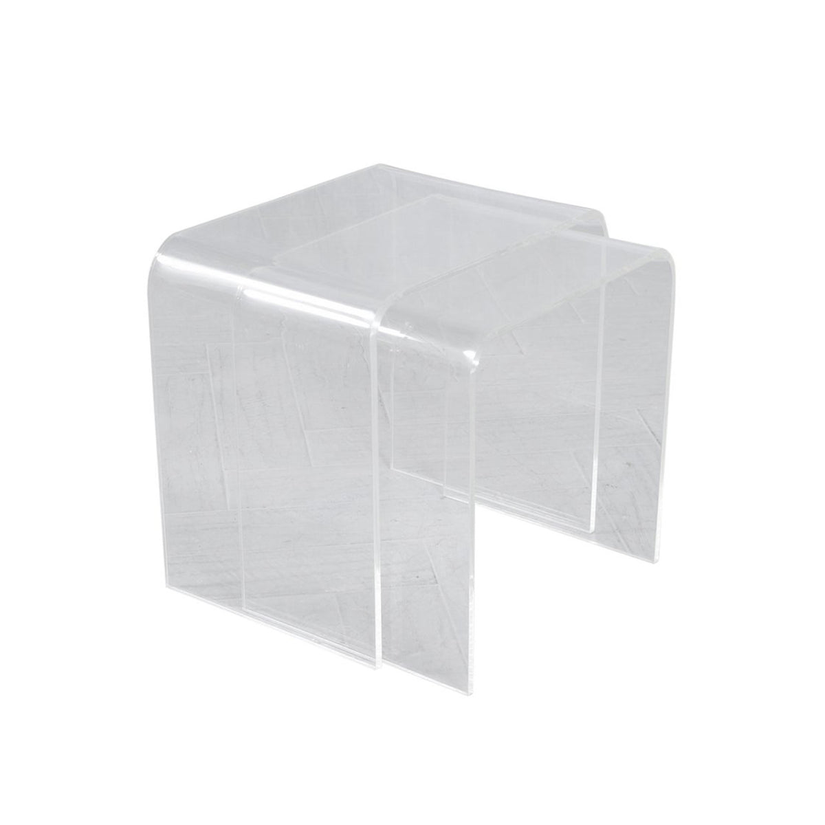Set of Mid-Century Modern Lucite Nesting Tables