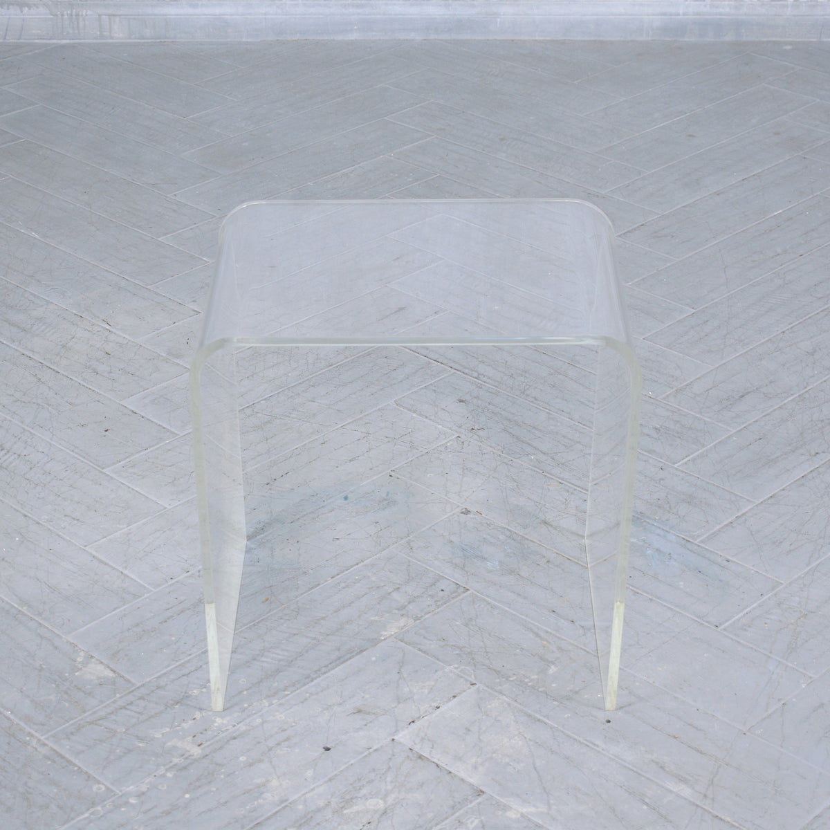 Set of Mid-Century Modern Lucite Nesting Tables