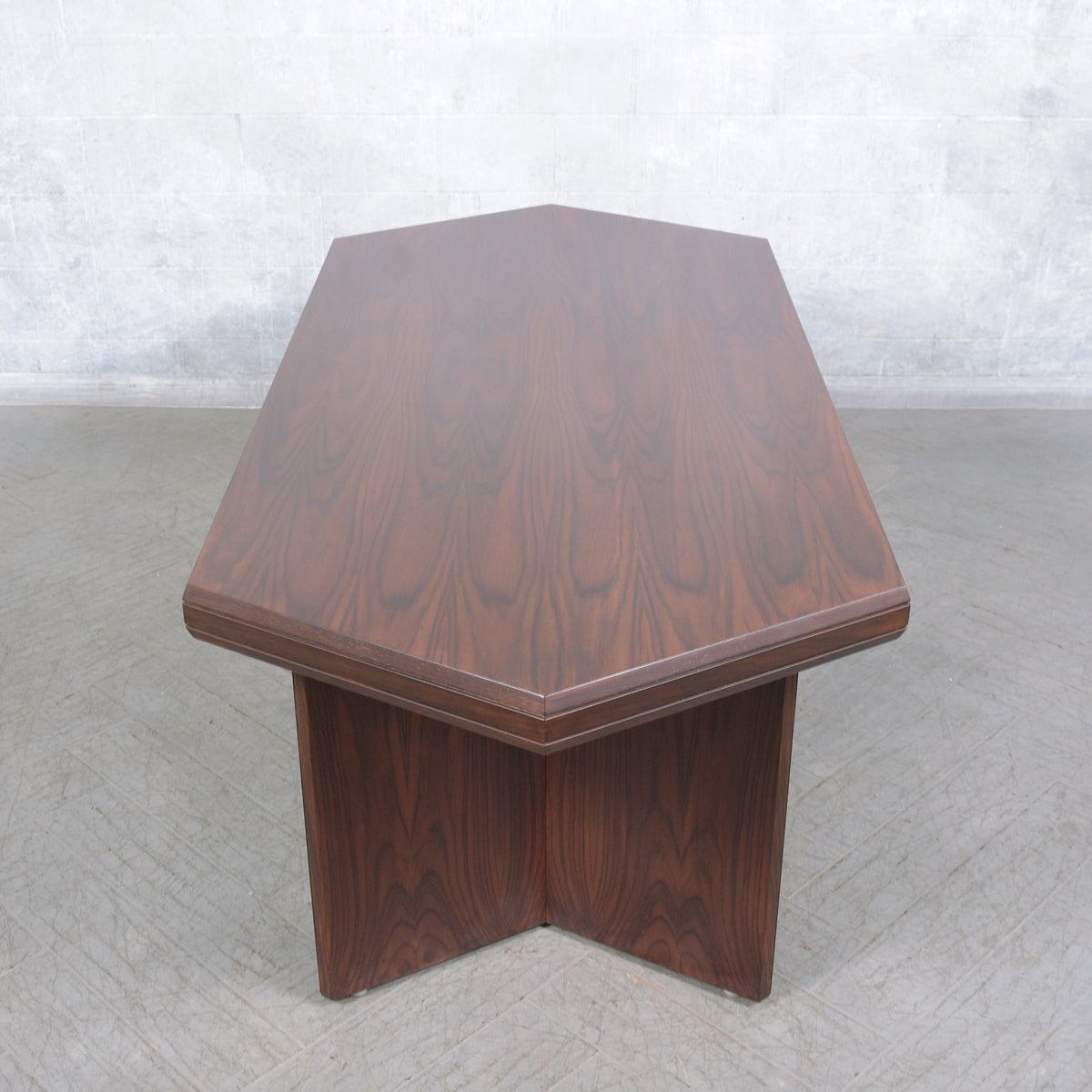 Restored 1960s Rosewood Executive Desk with Satin Lacquer Finish