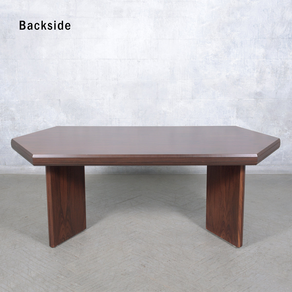 Restored 1960s Rosewood Executive Desk with Satin Lacquer Finish