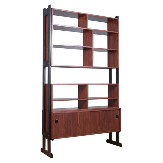1960s Danish Mid-Century Modern Rosewood Open Bookshelf