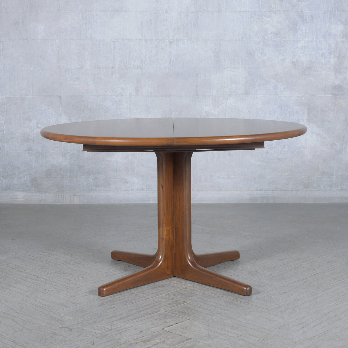 Vintage Danish Modern Teak Extendable Dining Table
