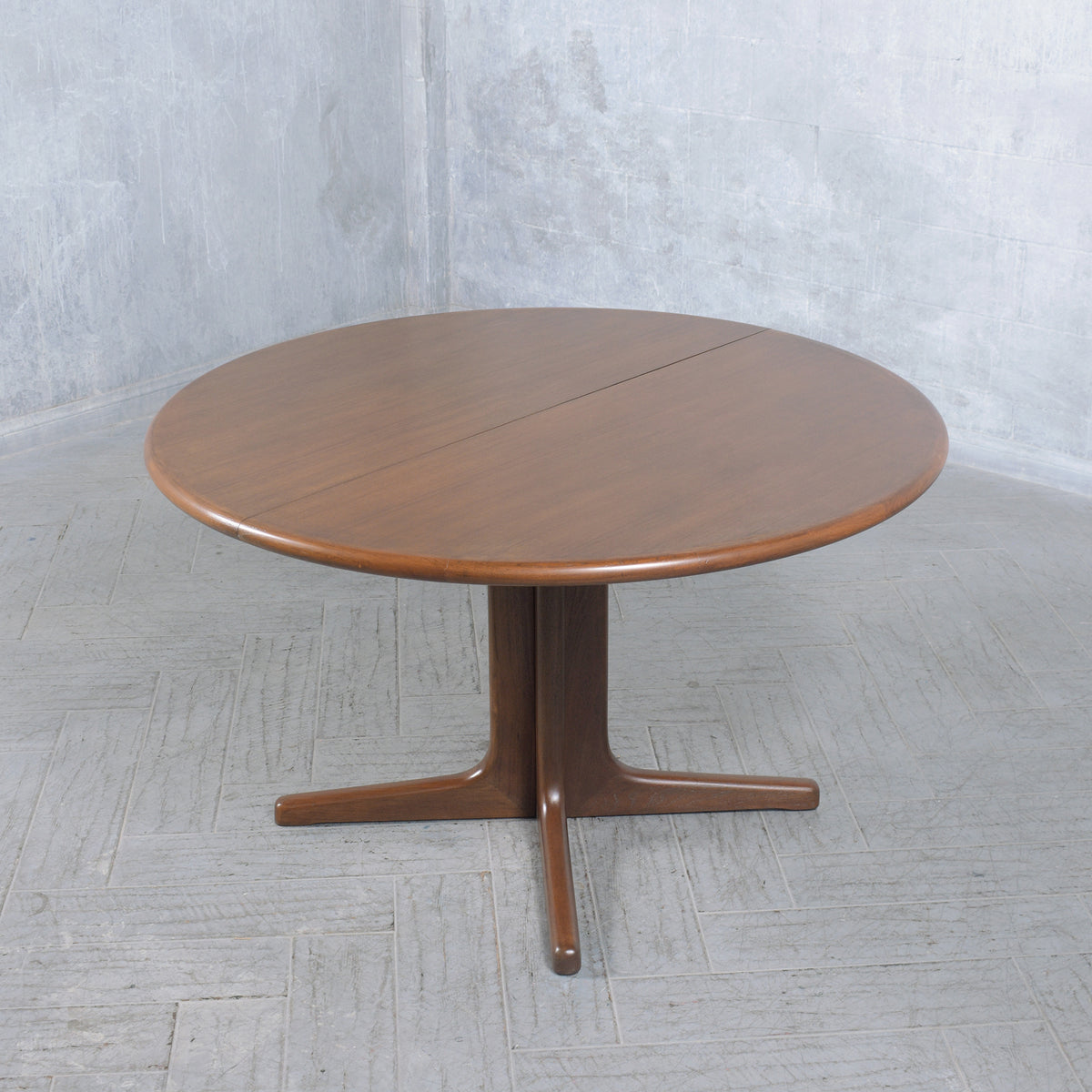 Vintage Danish Modern Teak Extendable Dining Table