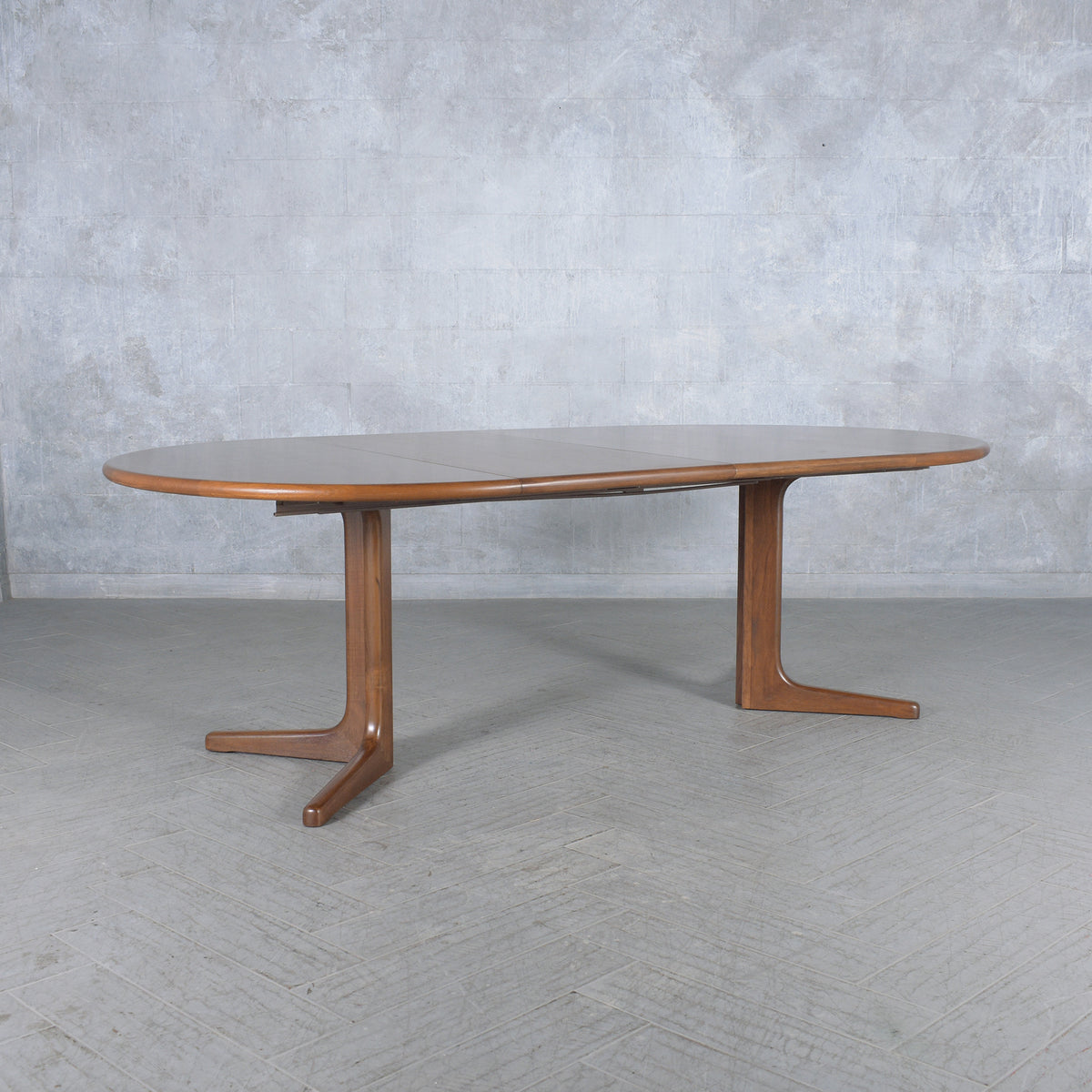 Vintage Danish Modern Teak Extendable Dining Table