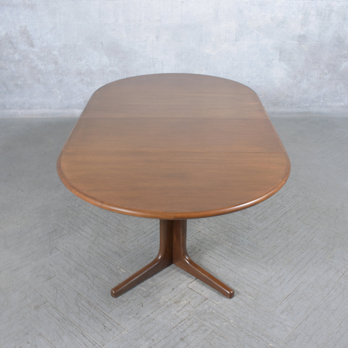 Vintage Danish Modern Teak Extendable Dining Table