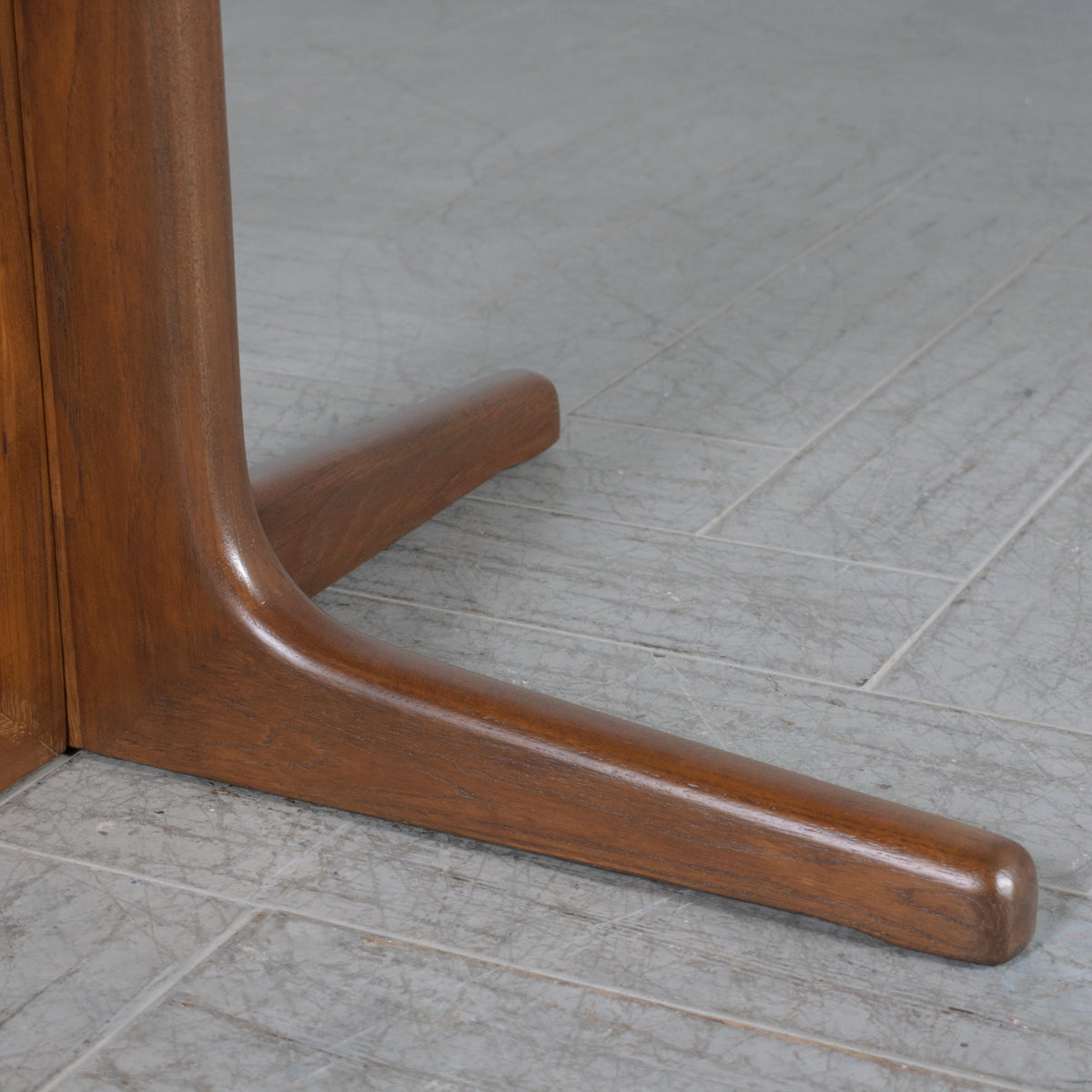 Vintage Danish Modern Teak Extendable Dining Table