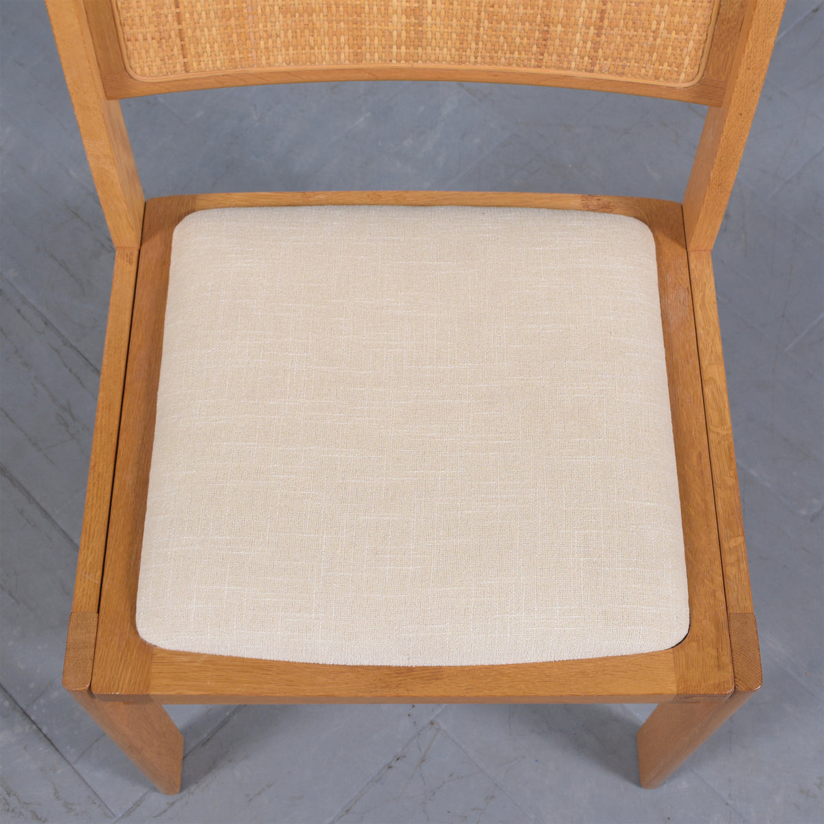 Set of Six Modern Danish Teak Dining Chairs: Mid-Century Elegance Restored