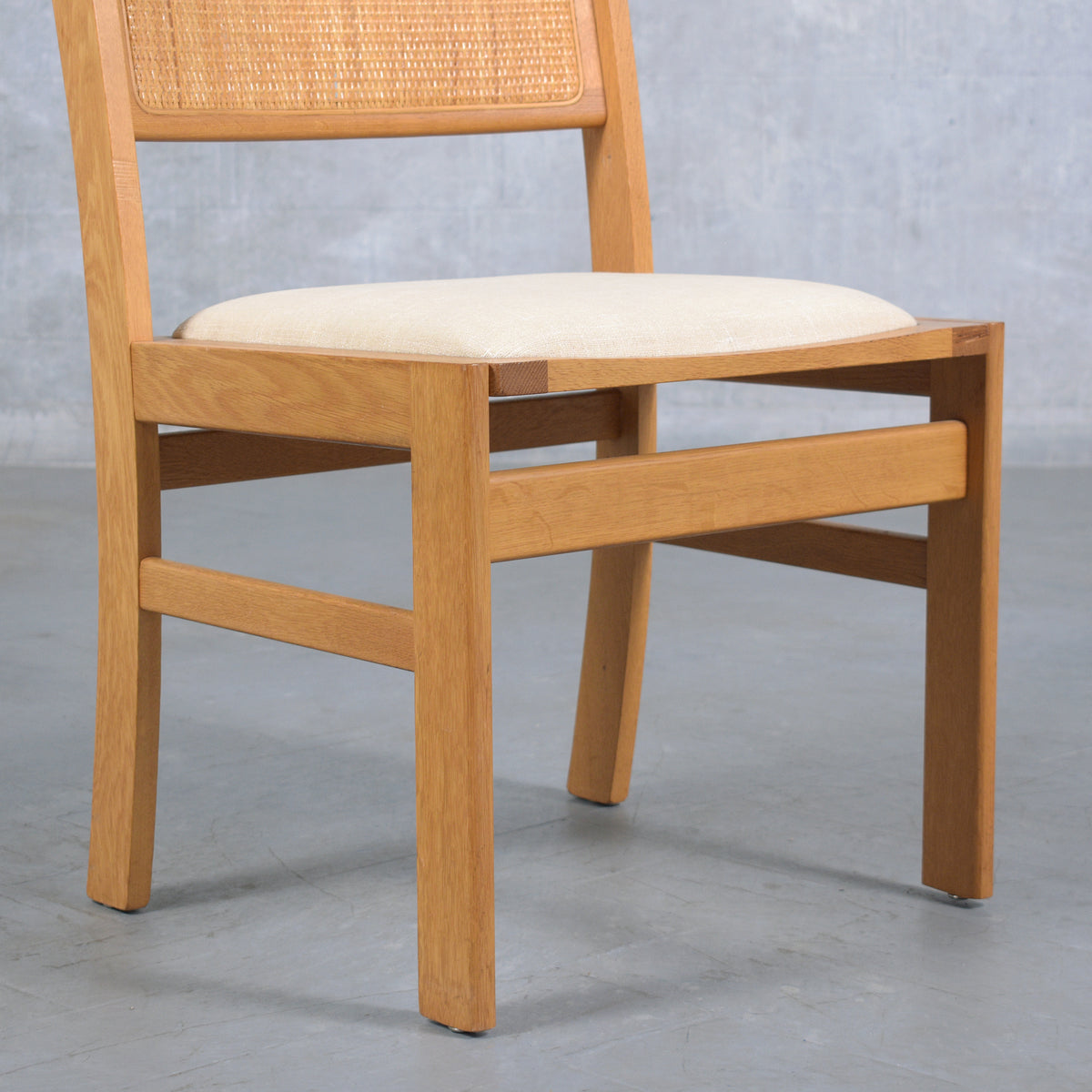 Set of Six Modern Danish Teak Dining Chairs: Mid-Century Elegance Restored