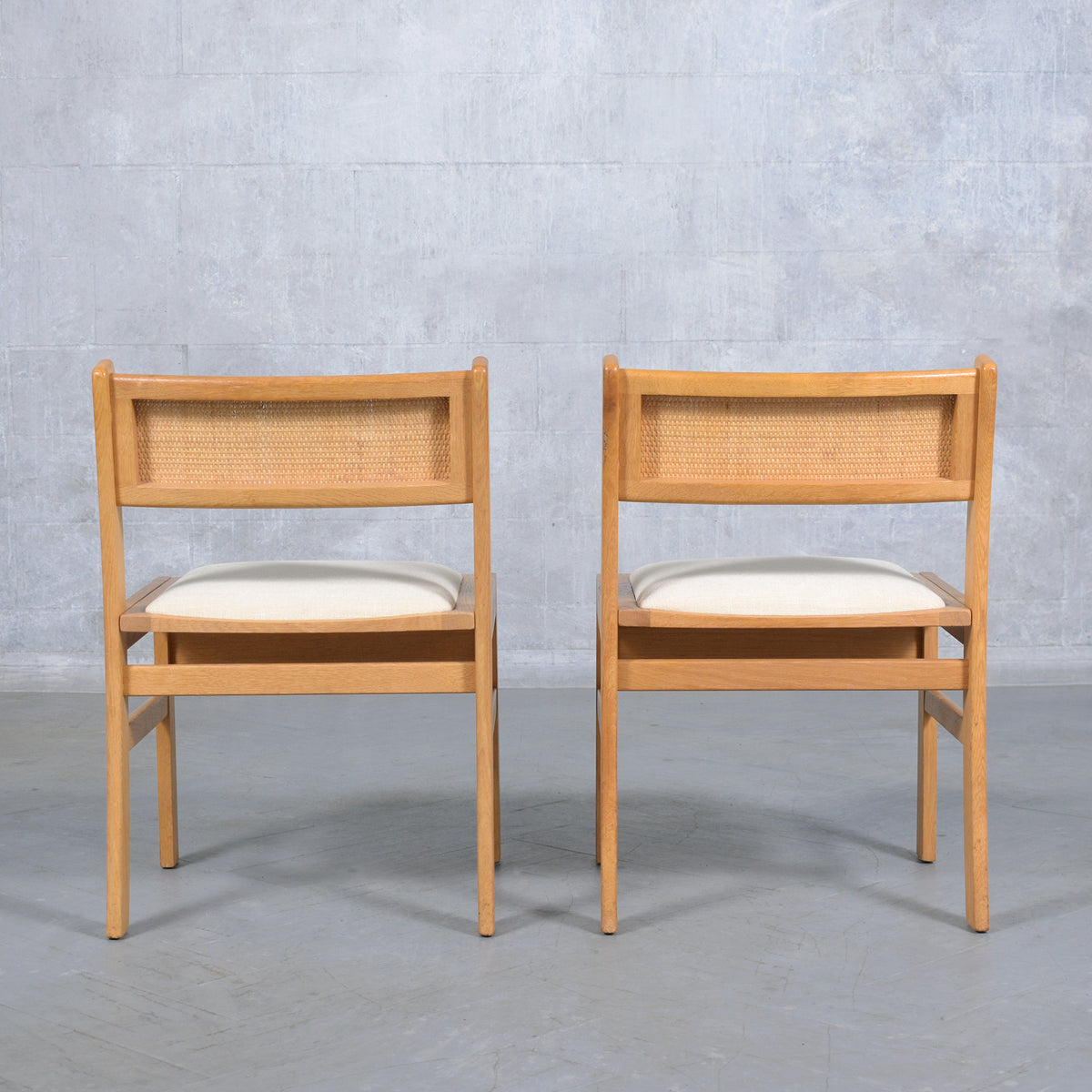 Set of Six Modern Danish Teak Dining Chairs: Mid-Century Elegance Restored
