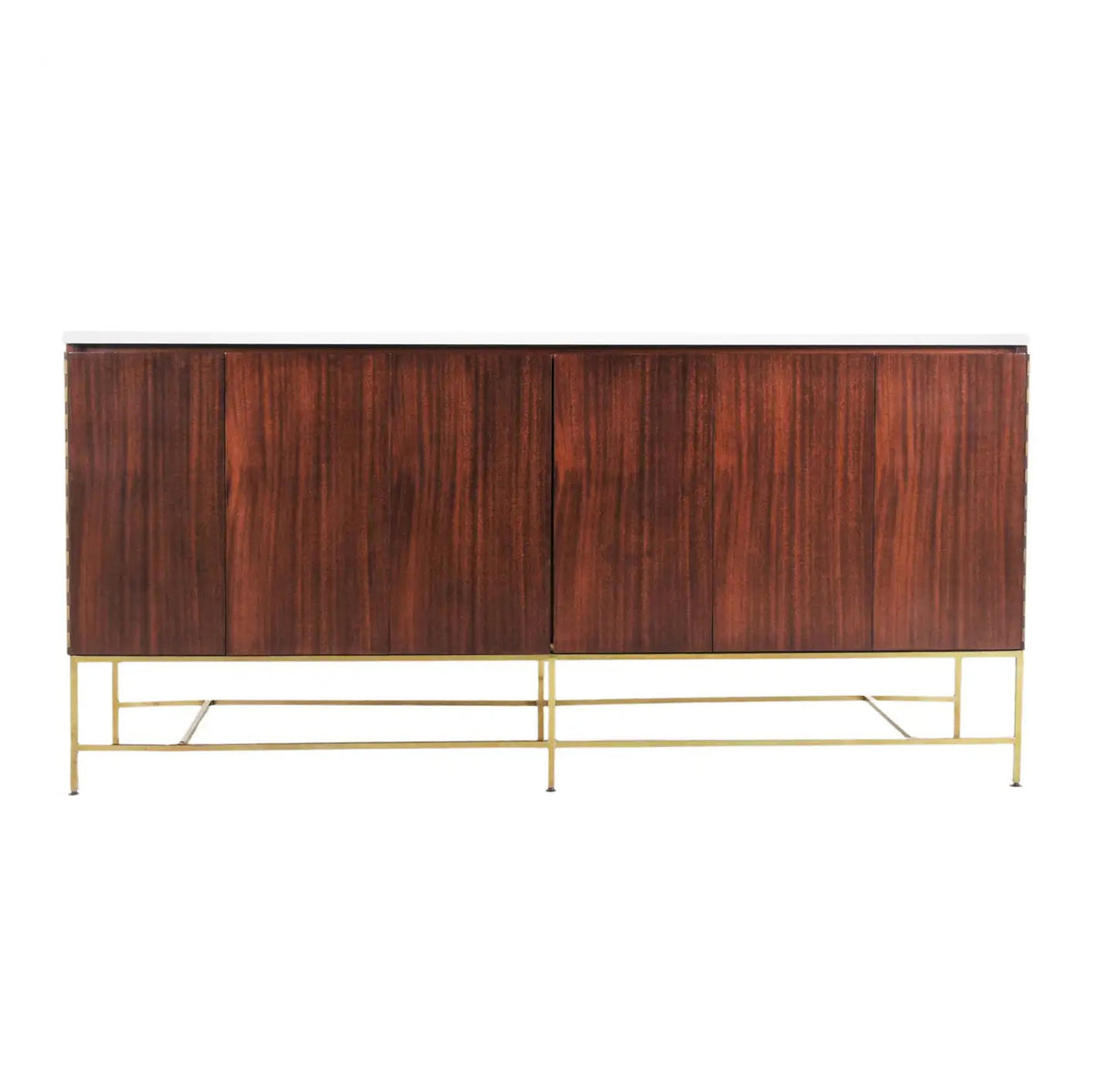 Vintage Paul McCobb Marble Top Credenza