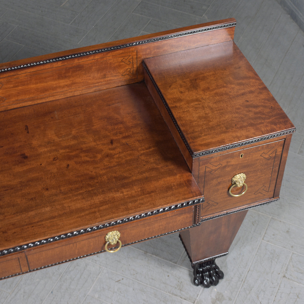 Antique English George IV Mahogany Sideboard
