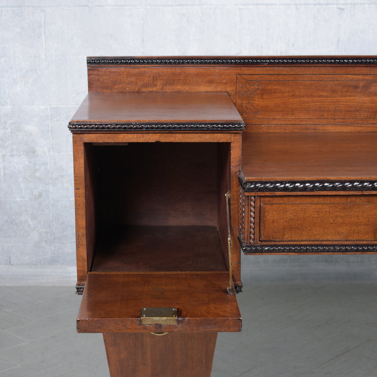 Antique English George IV Mahogany Sideboard