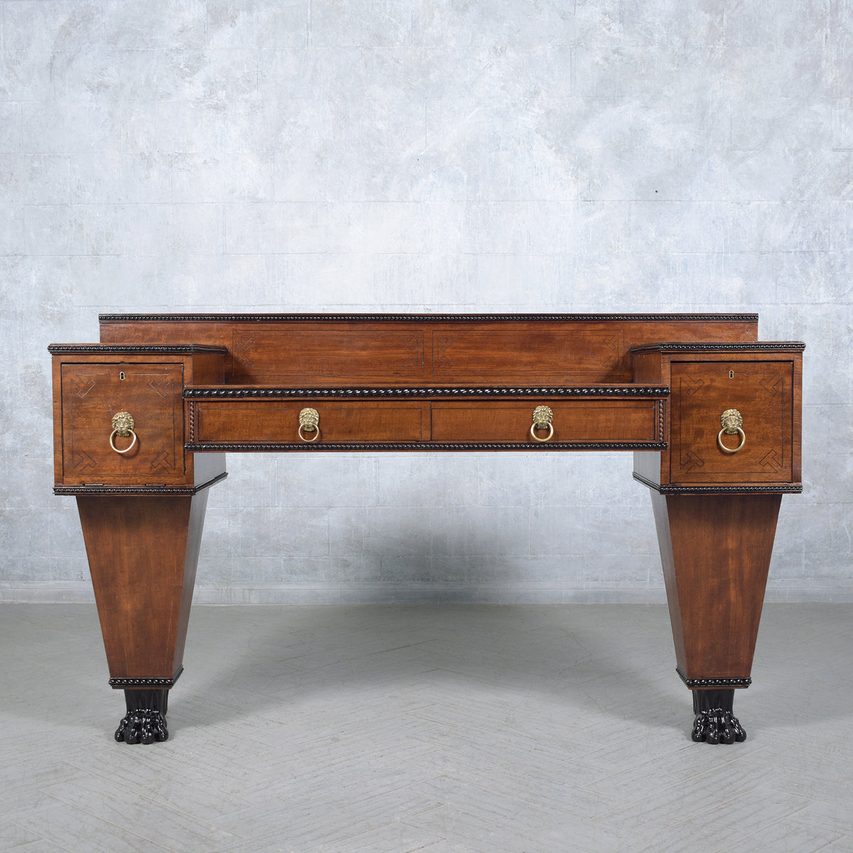 Antique English George IV Mahogany Sideboard