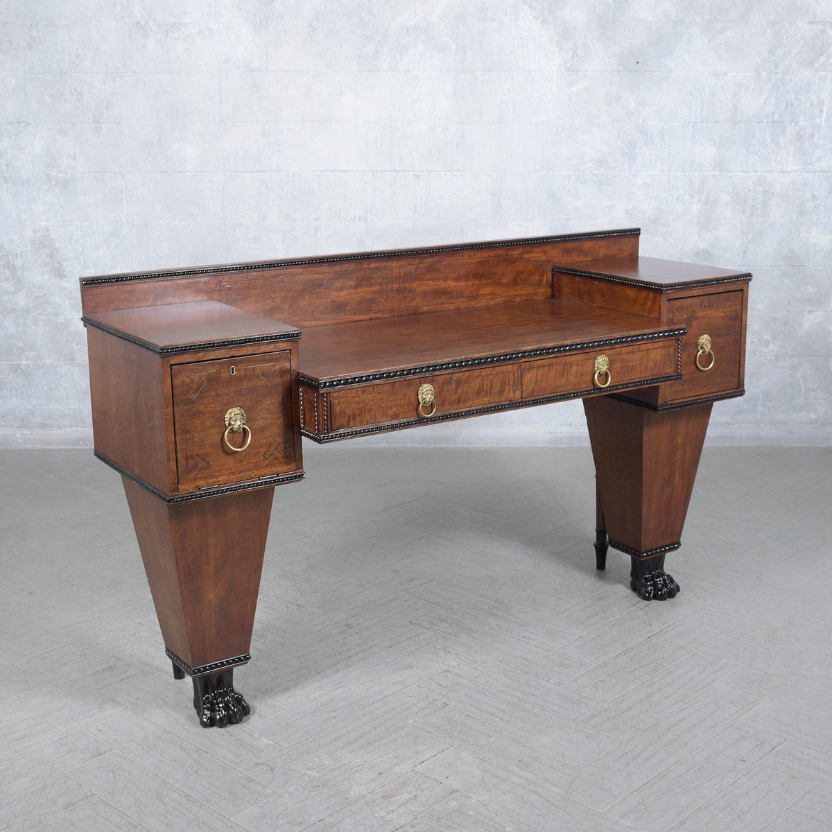 Antique English George IV Mahogany Sideboard