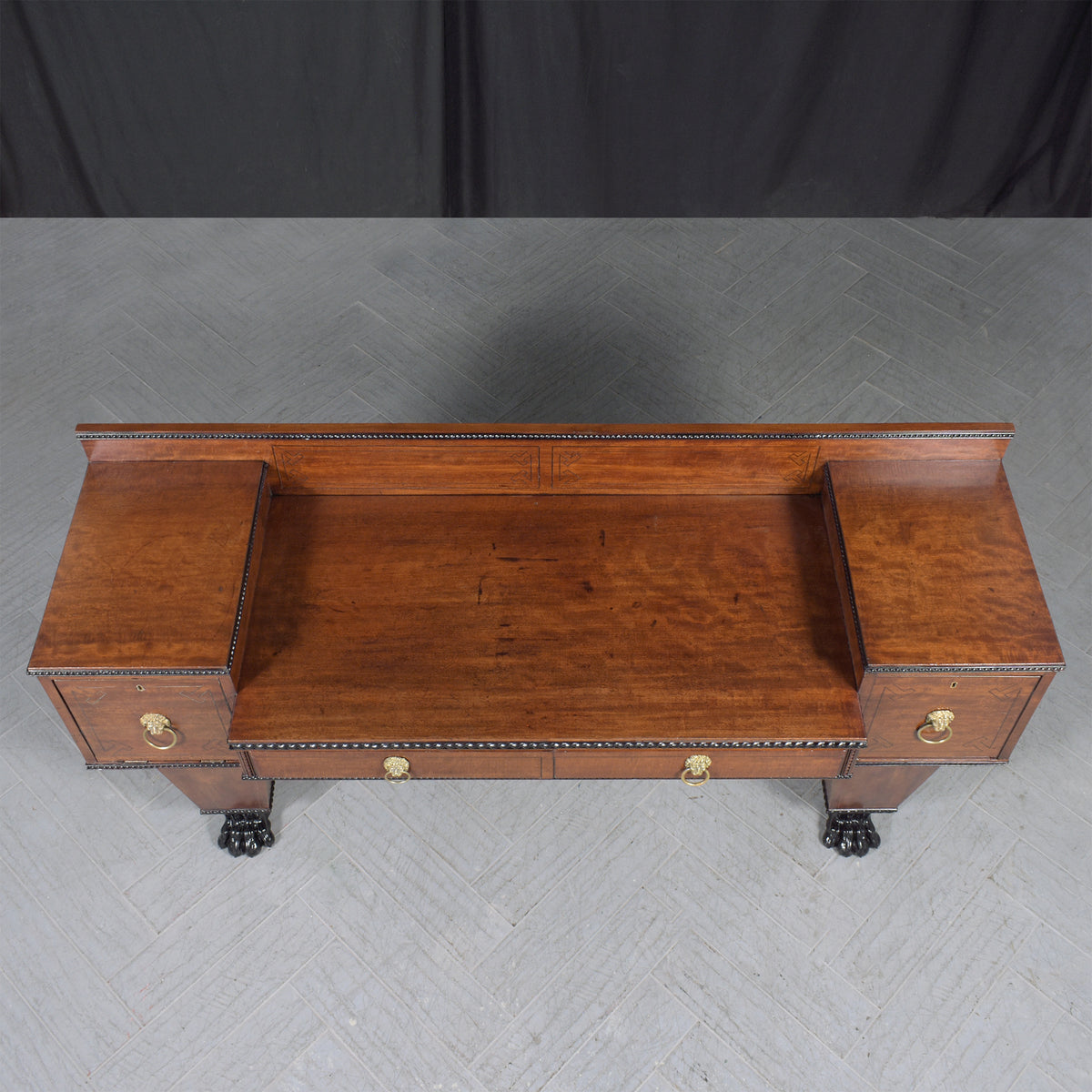 Antique English George IV Mahogany Sideboard