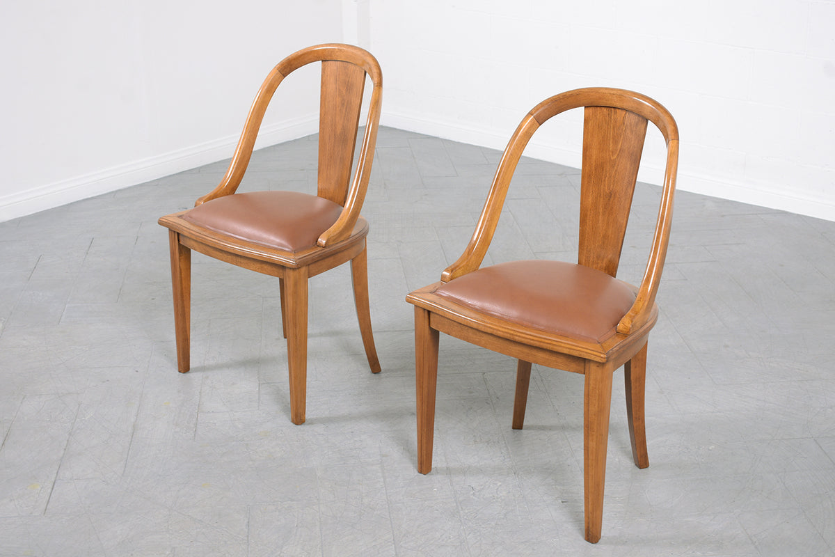 1950s French Art Deco Dining Chairs