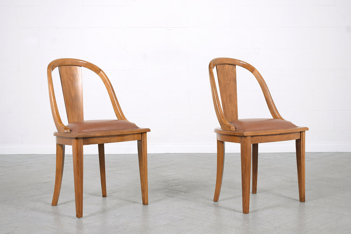 1950s French Art Deco Dining Chairs