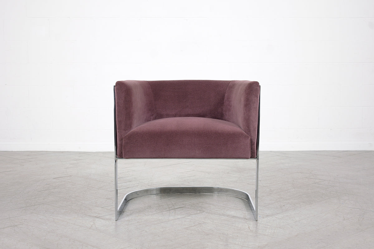 Restored 1970s Mid-Century Modern Lounge Chair