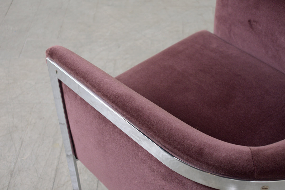 Restored 1970s Mid-Century Modern Lounge Chair