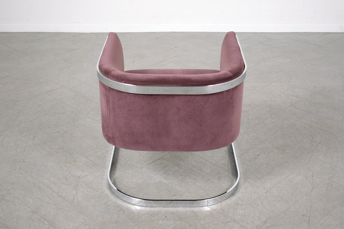 Restored 1970s Mid-Century Modern Lounge Chair