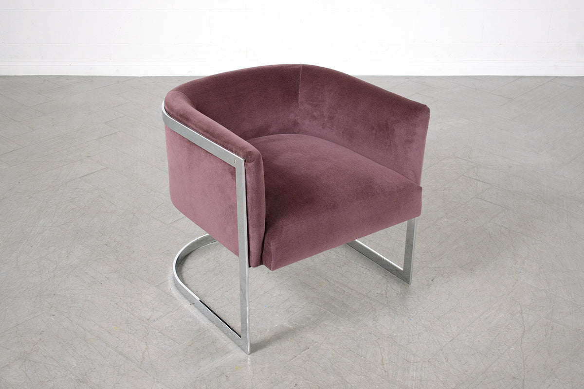 Restored 1970s Mid-Century Modern Lounge Chair