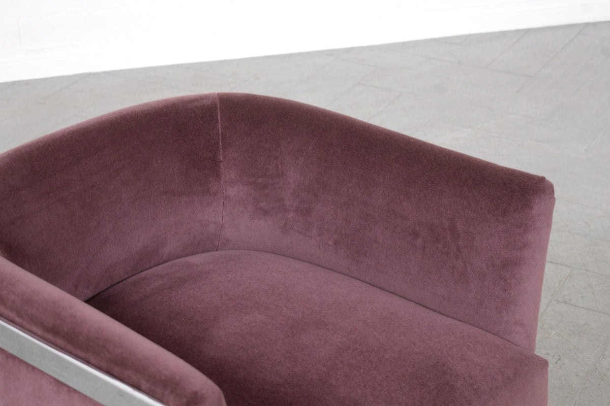 Restored 1970s Mid-Century Modern Lounge Chair