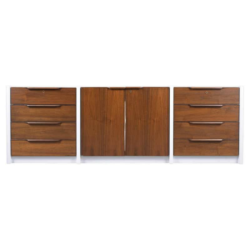 1960s Danish Executive Cabinet: Timeless Walnut Craftsmanship & Design