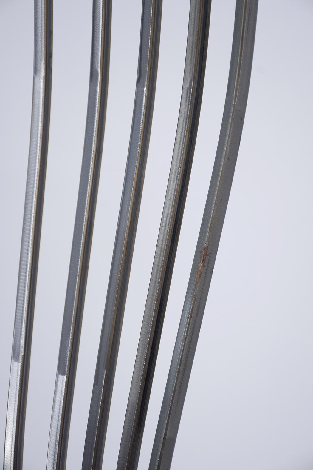 Set of Italian Steel Dining Chairs