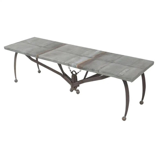 Rustic Iron Modern Coffee Table