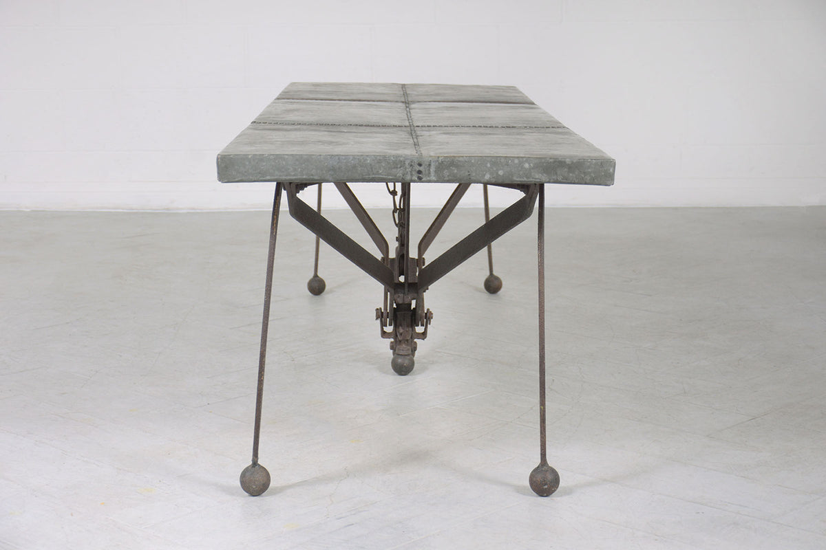 Rustic Iron Modern Coffee Table