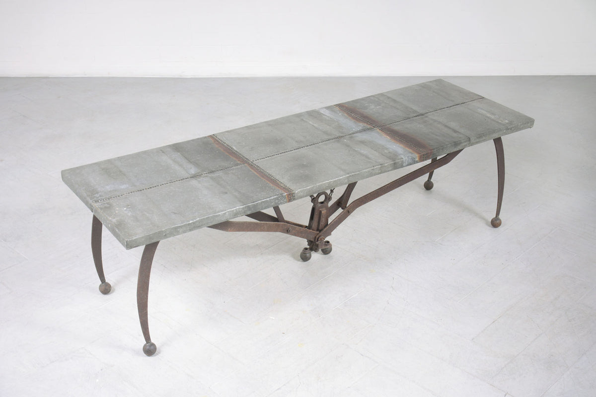 Rustic Iron Modern Coffee Table