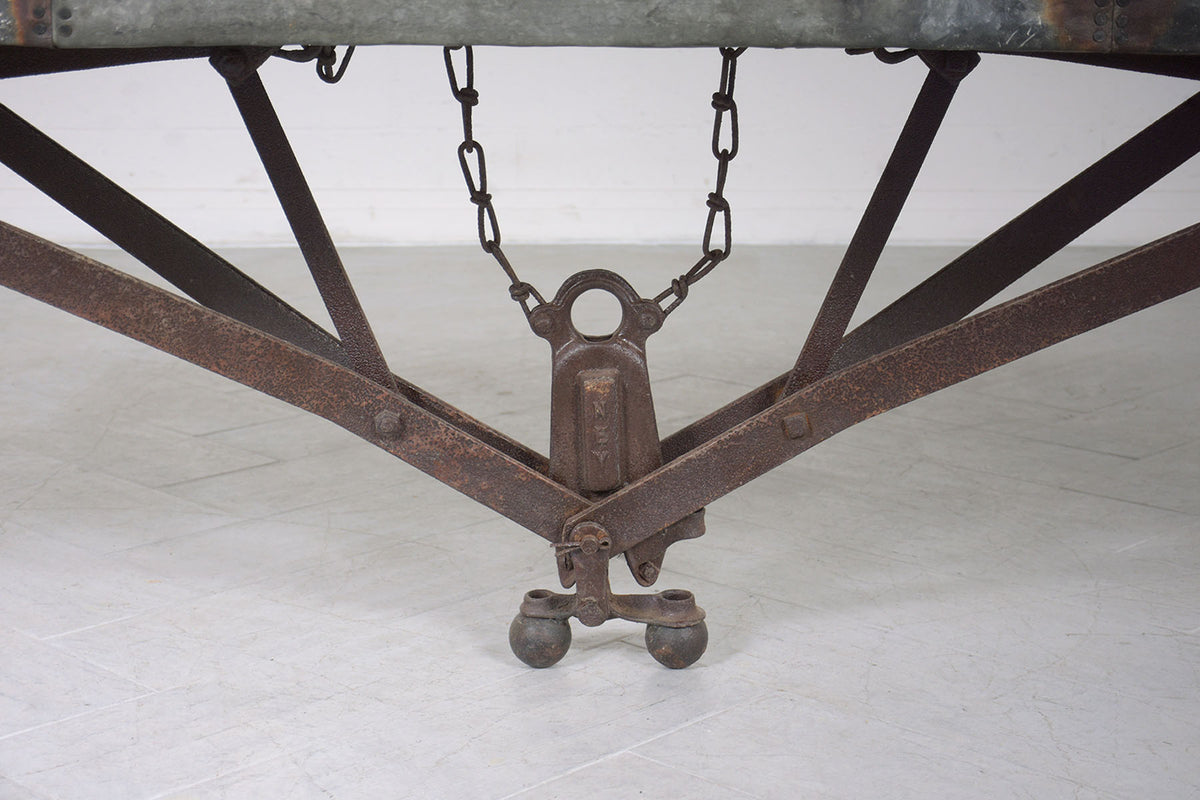 Rustic Iron Modern Coffee Table