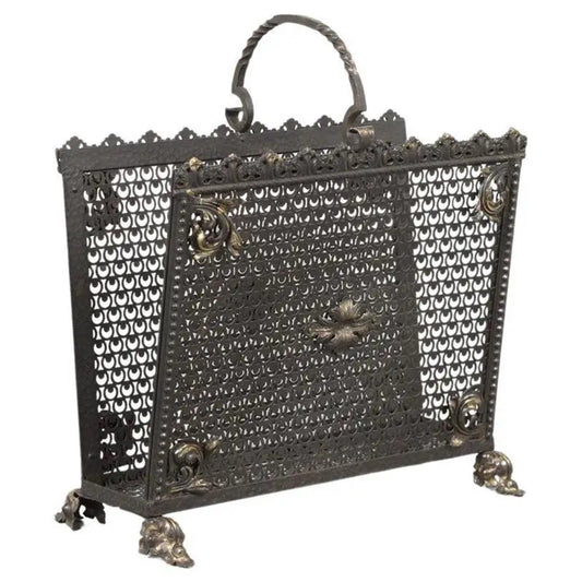 Wrought Iron Magazine Rack